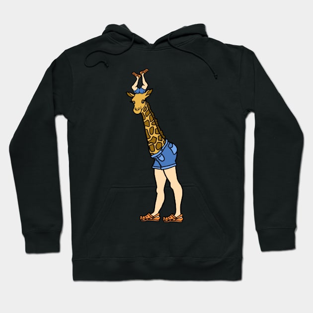 Giraffe Monstrosity Hoodie by LivianPearl